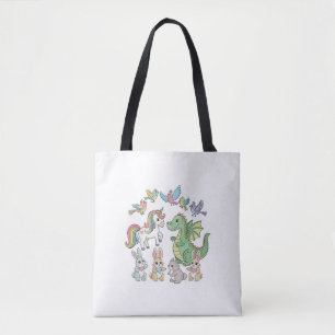 Süße Einhorn- und Drache-Tragetasche für Kinder Tasche
