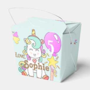 Süße Einhörner Magische Dankeschön-Party Geschenkschachtel