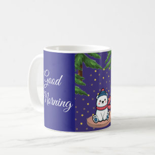 Süße Eisbär-Winter-Kaffeetasse Kaffeetasse