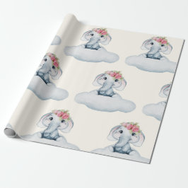 Süsse Elephant Geschenkpapier
