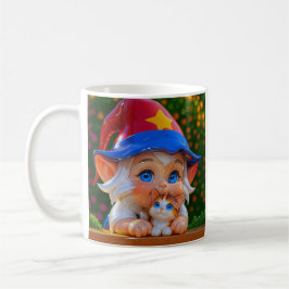 Süße Elf Katzen  Kaffeetasse
