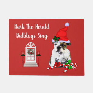 Süße English Bulldogge Weihnachten Fußmatte