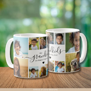 Süße Enkelkinder-Fotocollage für Oma Kaffeetasse