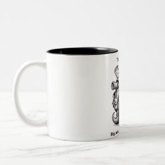 Süße Entdecker-Froschtasse Kleine Kreatur, großes Zweifarbige Tasse