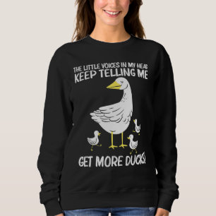 Süße Ente für Männer Frauen Entlein Ente Wasservög Sweatshirt