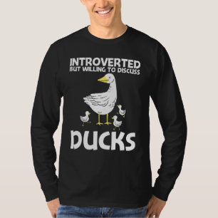 Süße Ente Für Männer Frauen Entlein Ente Wasservög T-Shirt