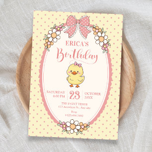 Süße Ente Geburtstag Einladung