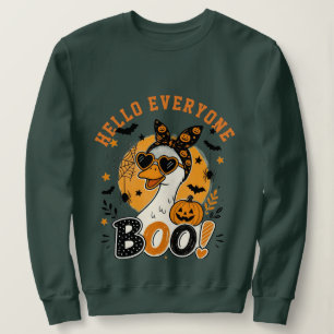 Süße Ente Halloween Boo Sweatshirt