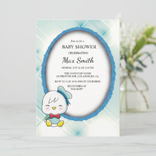 Süße Enten-Baby-Einladung – Cute & Play Einladung