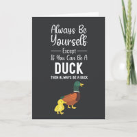 Süße Enten Karten Lustiger Humor Humorvoll Tiere V