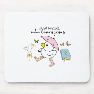 Süße Enten Nur Ein Mädchen Das Jesus Liebt Christl Mousepad
