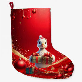 Süße Enten-Weihnachtsstrumpf Großer Weihnachtsstrumpf