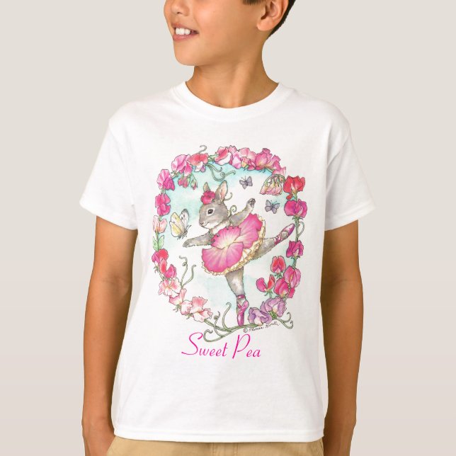Süße Erbse scherzt T - Shirt (Vorderseite)