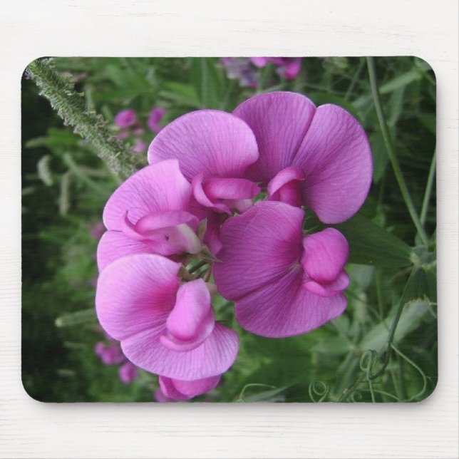 Süße Erbsen-Mausunterlage Mousepad (Vorne)