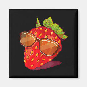 Süße Erdbeeren Fruchtliebhaber Ästhetik Sommer Ges Magnet