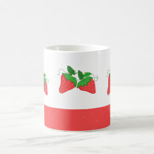 Süße Erdbeeren Kaffeetasse