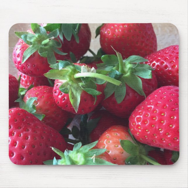 Süße Erdbeeren Mousepad (Vorne)