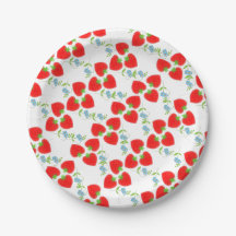 Süße Erdbeeren und Blumen