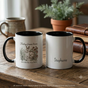 Süße erdige botanische Hasenrettung Tasse