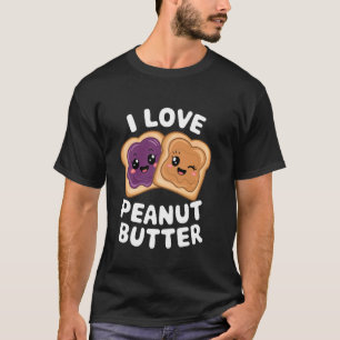 Süße Erdnuss&Butter und Gelee Toast Cartoon für Fo T-Shirt