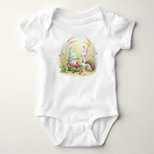 Süße Ernte, Wasserfarbe von Natasha Us Baby Strampler