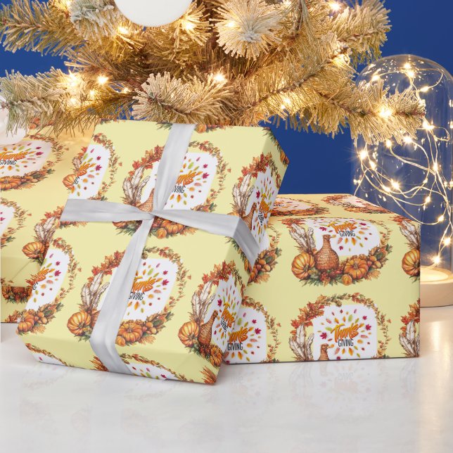 Süße Erntedank-Verpackungspapiere Geschenkpapier (Feiertage)