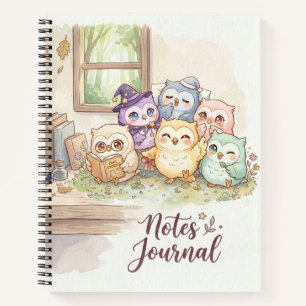Süße Eulen-Freunde-Notizbuch Notizbuch