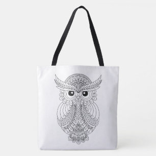 Süße Eulen-Kissen-Volks-kunst Native American Eule Tasche