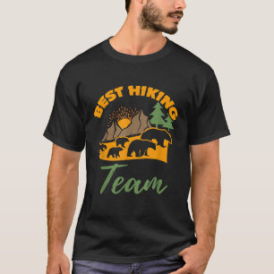 Süße Familie Beste Wandermannschaft Bärengruppe Re T-Shirt