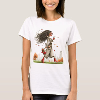 SÜSSE FANTAVOLL HERBSTTHEMEN Mädchen T-Shirt