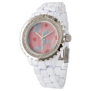 Süße Farbene Blumen Armbanduhr