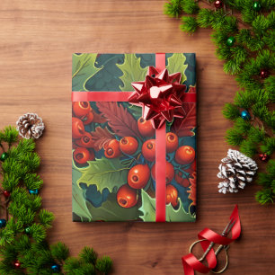Süße farbenfrohe festliche Weihnachtsgeschenkverpa Geschenkpapier