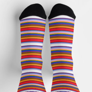 Süße farbenfrohe magische Streifen Socken