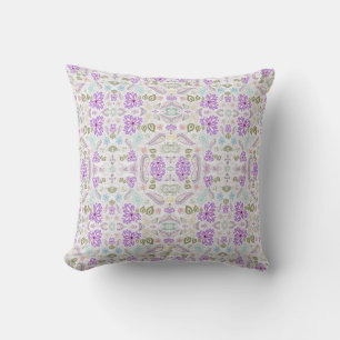 Süße farbenfrohe Pastell-Paisleymuster Kissen