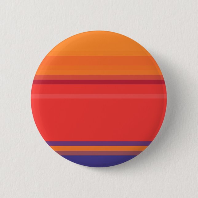 Süße farbenfrohe Sommerstreifen  Button (Vorderseite)