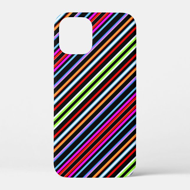 Süße farbenfrohe Streifen Case-Mate iPhone Hülle (Rückseite)