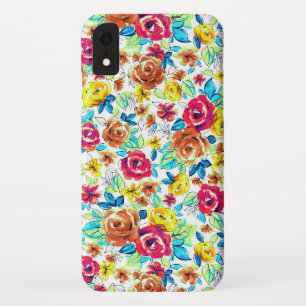 Süße farbenfrohe Vintage-Rosenmuster Case-Mate iPhone Hülle