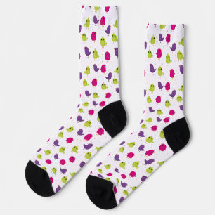 Süße farbenfrohe Vögel Socken