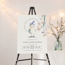 Süße Farmküken Blumen Baby Shower Begrüßung