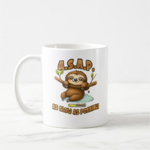 Süße Faultier ASAP � So Langsam Wie Möglich Klassi Kaffeetasse