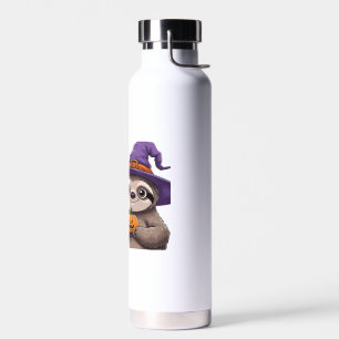 Süße Faultier Hexe Halloween-Shirt � Creep It Slow Trinkflasche