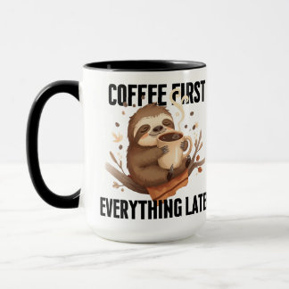 Süße Faultier-Kaffeetasse Geschenk Tasse
