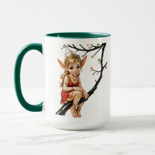 Süße Feen-Kaffeetasse Tasse