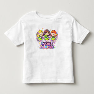 Süße Feenfreunde – Magische Feengruppe für Kinder Kleinkind T-shirt