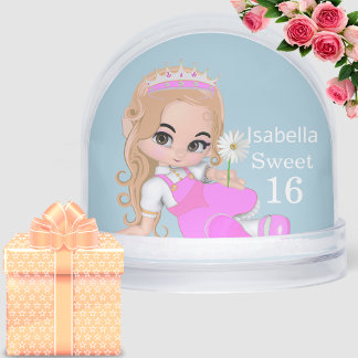 Süße Feenprinzessin Sweet Sixteen Schneekugel 