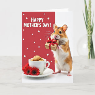 Süße Fell-Muttertag-Geschenkkarte Karte