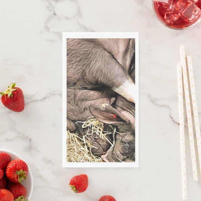 SÜSSE FERKEL SERVIETTE (Beispiel)