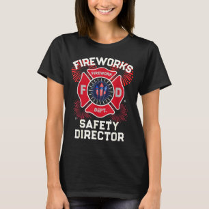 Süße Feuerwerk-Sicherheitsdirektor-Knalltrupp T-Shirt