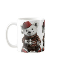Süße Fez-Mütze Teddy im kuscheligen Winterpullover