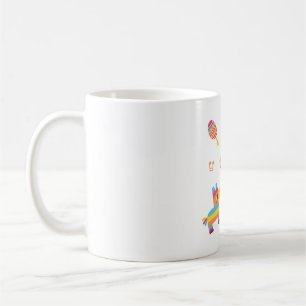 Süße Fiesta-Set, Maraca, Sonne, Sombrero-Hut, Piña Kaffeetasse
